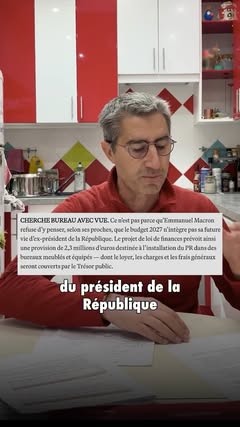 Il est au-delà de la honte : Macron a ruiné la France, et pourtant, il se prend 2,3 millions d’euros d’argent public pour un bel appartement quand il quittera l’Élysée ! Incroyable mais vrai : c’est dans le budget 202…