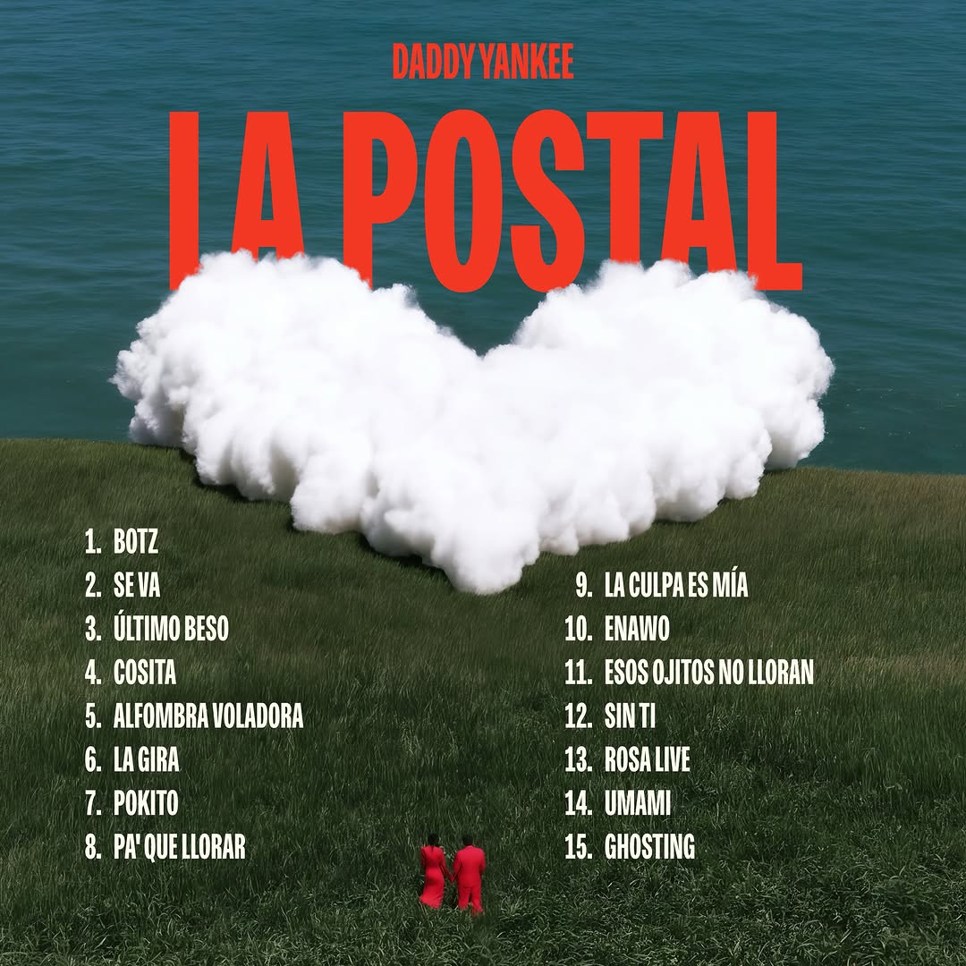 Aquí les dejo el tracklist oficial de “La Postal” 💌 Una Postal, escrita en 15 canciones, donde encontrarás, el amor en todas sus facetas: el real, el falso, el que se queda, el que se va, el que se celebra, el que du…