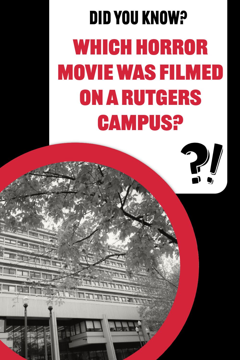 Happy National Horror Movie Day! 🎬 Fun fact: The 2022 horror hit "Smile" filmed scenes right at Rutgers New Jersey Medical School! Tell us your go-to scary movie in the comments.👇
