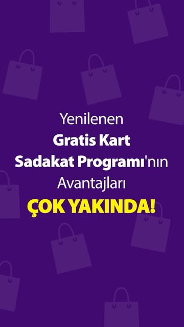 Yenilenen Gratis Kart Sadakat Programı’nda 4 üyelik seviyesi seni bekliyor. 💜✨​ ​ Sen de üyelik seviyene özel avantajları keşfetmek için takipte kal! 👀​ #güzelbakkendine​