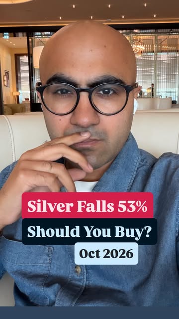 Silver has fallen by 53% from its peak of Rs. 4.2L per kg… to now at almost Rs 1.95L per kg… It’s currently at its lowest price in the past 11 months… So what is happening to silver prices and is it a great time to bu…
