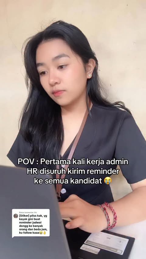 Komen “KIRIM” aku kirimin latihan dari 0 & templatenya buat kamu langsung pakai 🙌🏻 Jangan bikin kandidat nunggu lama datang di jam yang sama tapi bikin tracker terstruktur kayak gini biar rapi Follow @dewimalini_ bu…