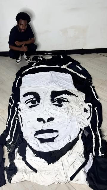 Turning fashion into art. 😮‍💨 Yabu arts 🤝 Michael Olise 🎶 @thizzyvomblock