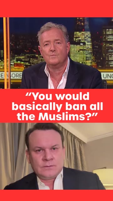 "Islam is not compatible with Poland... France has fallen - it's done, it's too late!" @dominiktarczynski MEP tells Piers Morgan he would 'ban all Muslims' from entering Poland, if elected.