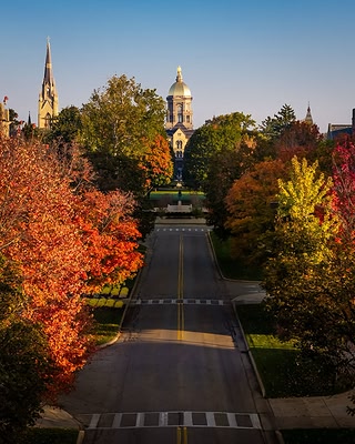 Campus views. 📸🍂 #NotreDame #ND #autumn