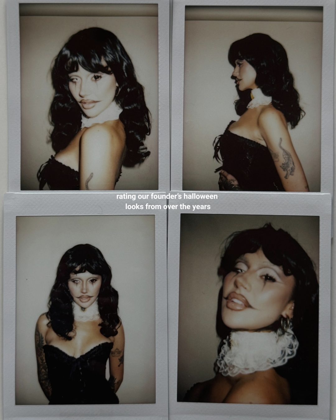 Which of our founder's Halloween looks are you rating 10/10? 🖤 #VIEVE