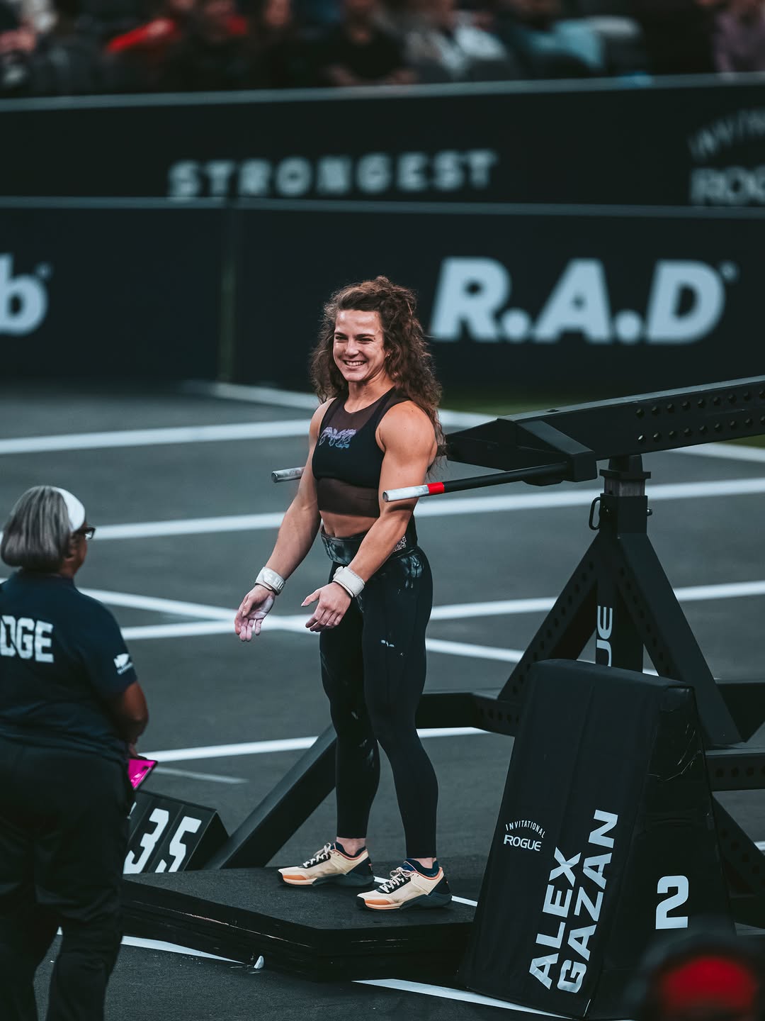 All smiles for a 2nd place finish on The Viking.💪 A pure strength piece is @alexgazan_’s bread and butter. 🧈