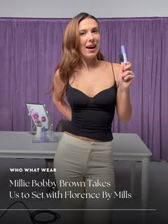 Hi, @milliebobbybrown! We spent a day on set with the star to celebrate the launch of her new High Note Lengthen and Lift Tubing Mascara from @florencebymills. Swipe through for all the behind-the-scenes moments and s…