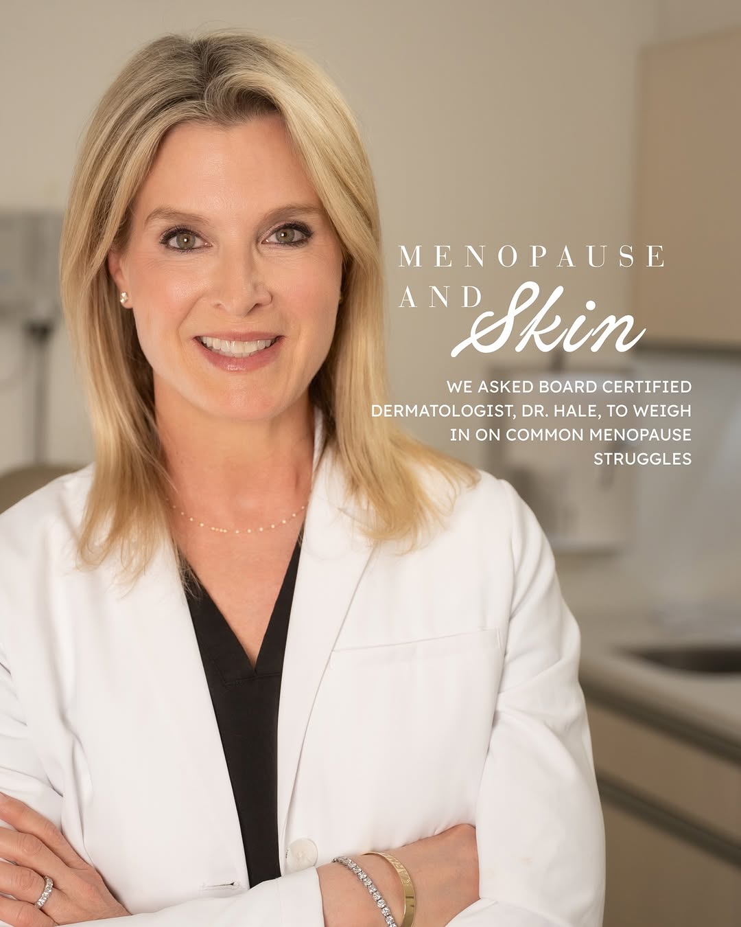 A new chapter for your body. A new conversation about your skin. 💟 Board-certified derm Dr. Hale weighs in on the changes that can come with menopause and what women should know.
