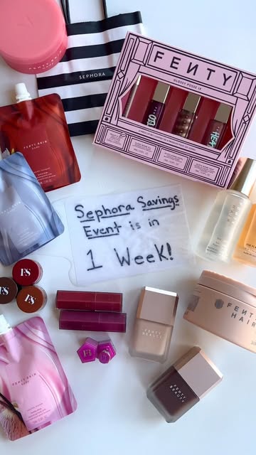 Save the date and mark your calendars, fam! 💌 The Sephora Savings Event is right around the corner so this is your official reminder to save the date & get your carts ready to hit checkout with ALL of your #fentybeau…