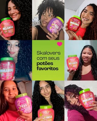 Todo Skalover tem um Potão que não pode faltar na rotina! 💚 Agora queremos saber de você! Qual potão já conquistou seu coração e merece aparecer nessa trend? Conta pra gente nos comentários! ✨ #SkalaBrasil #SeuCabelo…