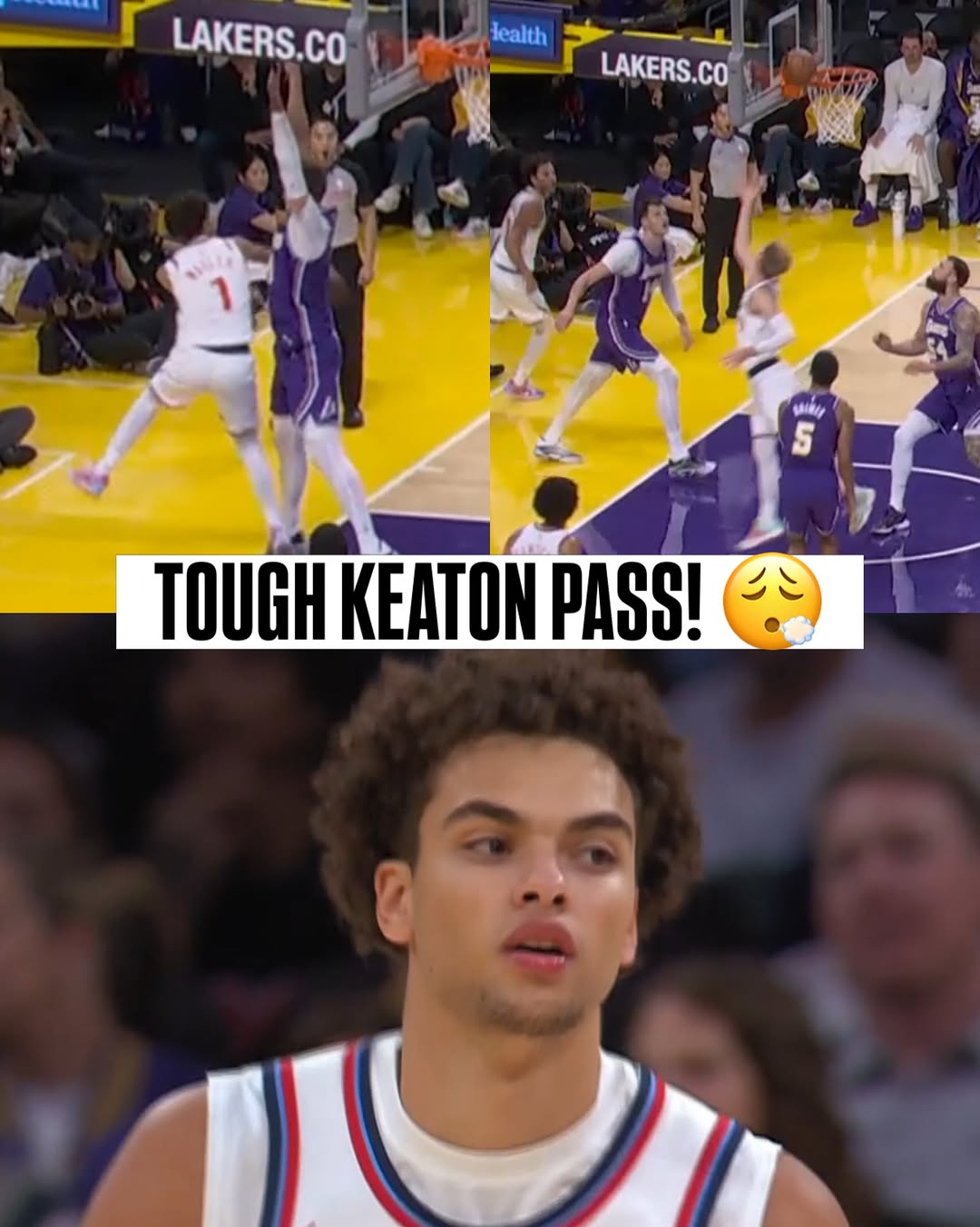 This pass from Keaton to Gradey for the finish! 😮‍💨
