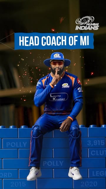 LLORD’s legacy from player to coach was built brick by brick! 🧱 #MumbaiIndians #OneFamily