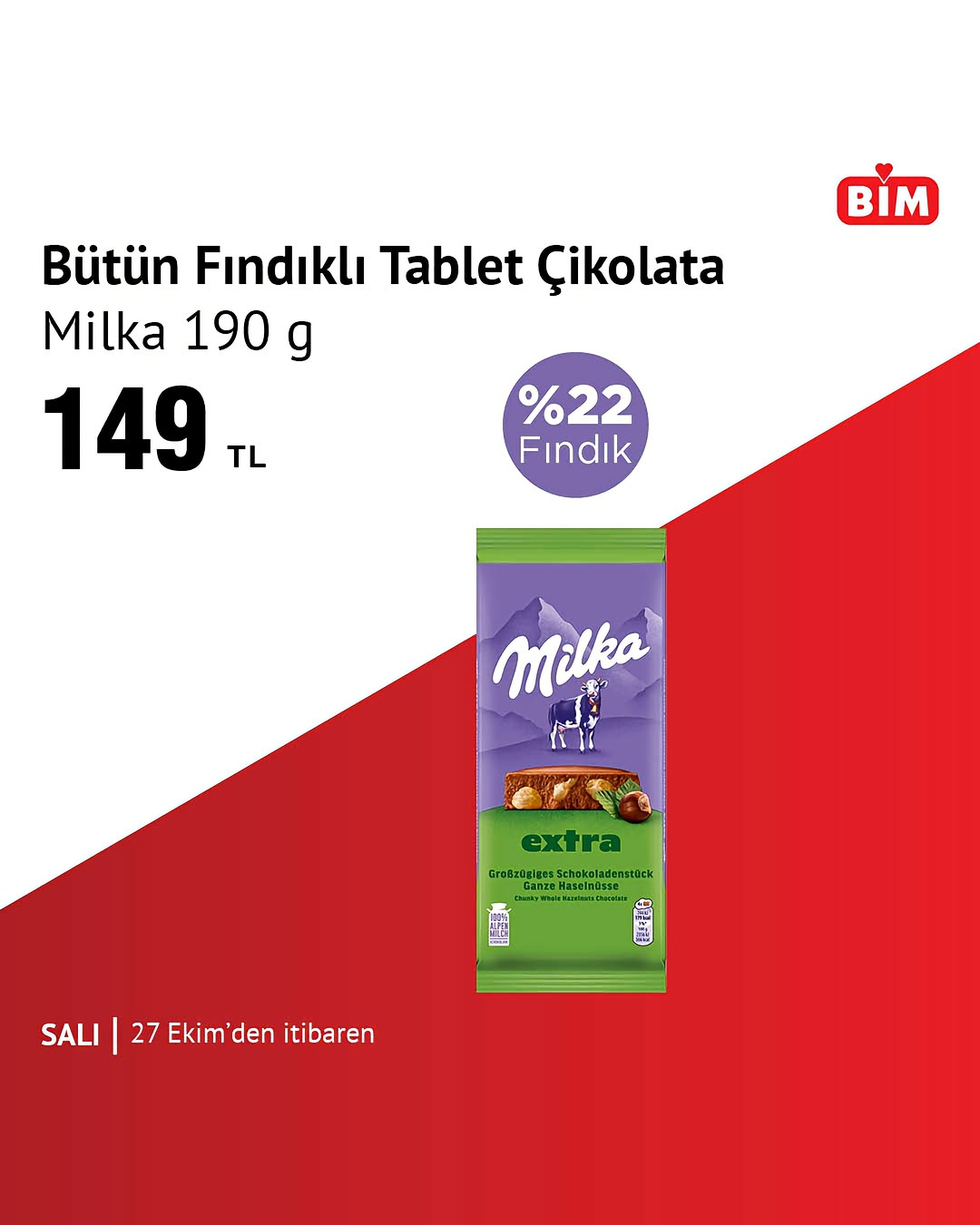 27 Ekim’den itibaren mağazalarımızda. Aktüel ürünleriyle sepetini doldurmaya başla! 🛒 #BİM #BİMAktüel