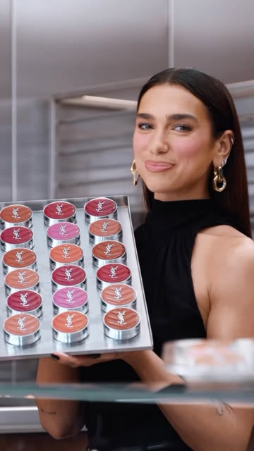 Straight from the YSL Beauty Pâtisserie, baked to perfection with @DuaLipa. Whipped up to melt straight into the skin: discover the new MAKE ME BLUSH Cream Blushes. #YSLBeauty #YSLMakeup #CreamBlush