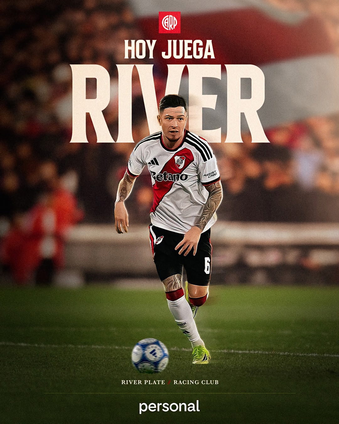 ¡HOY JUEGA RIVER! ⚪️🔴⚪️