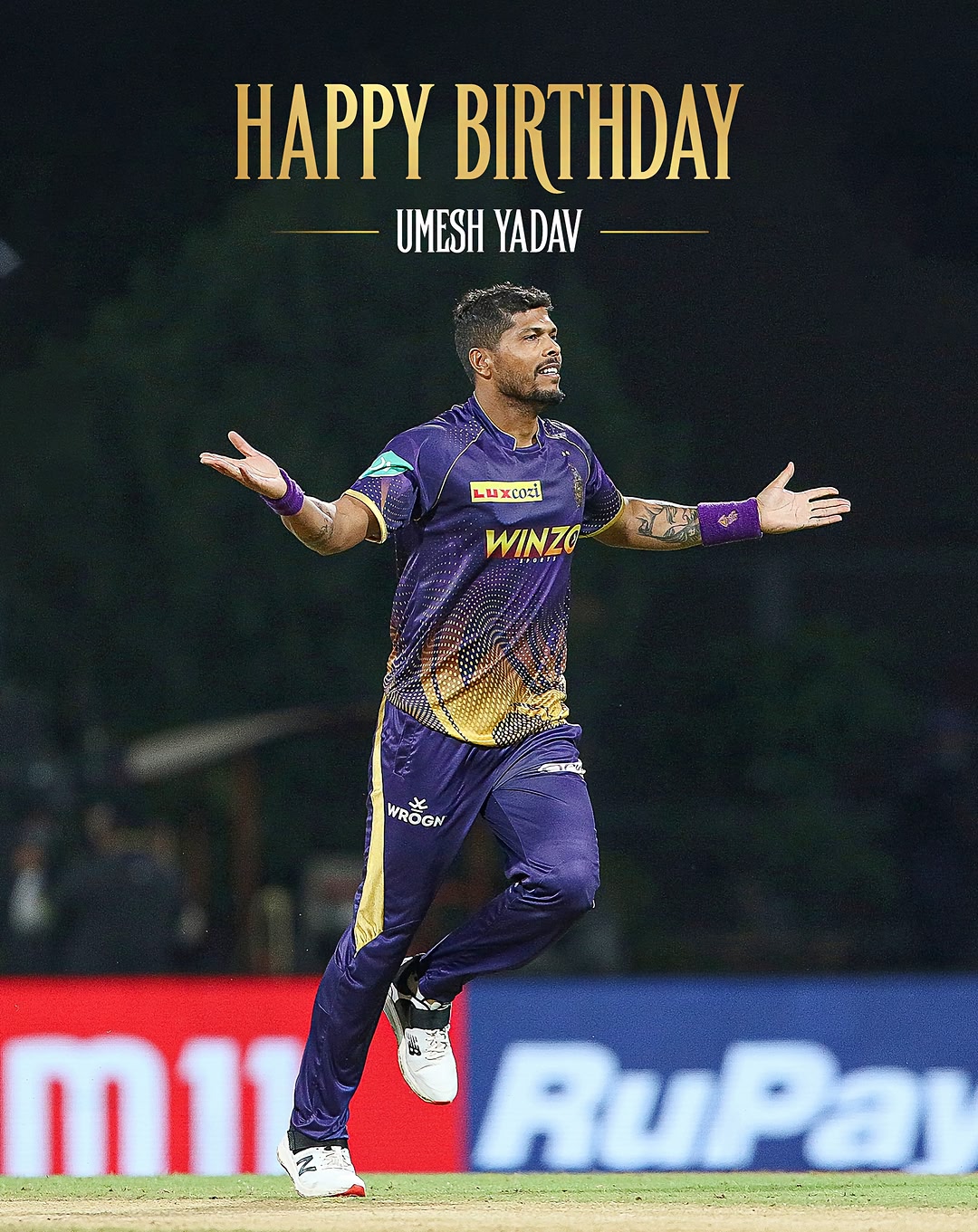 Here’s to the man who let the speed gun do the talking! ⚡🎯 [Ami KKR, Umesh Yadav]