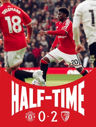 United trail at the interval.