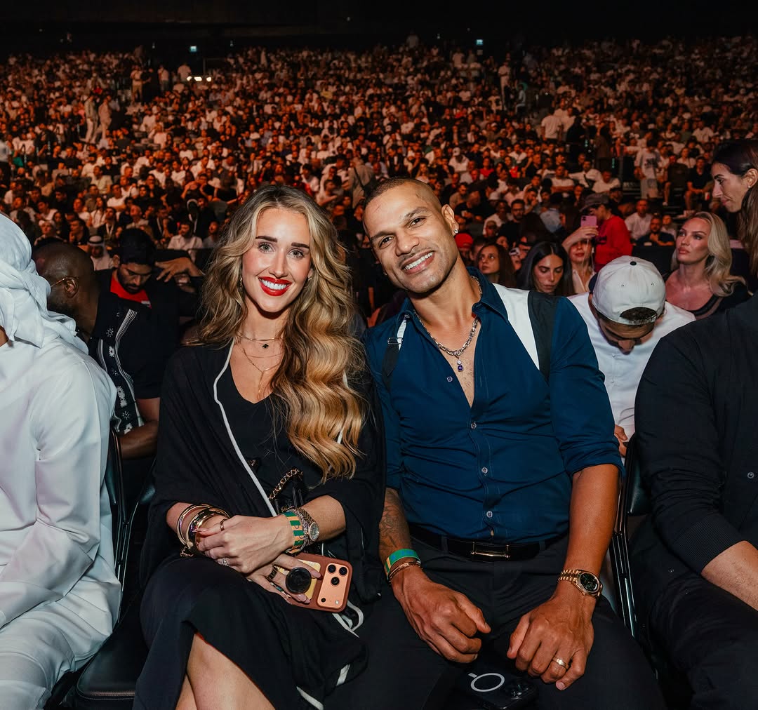 From the cricket pitch to the UFC arena! The passion, the pressure, the pursuit of greatness every sport has its own warriors. What a night witnessing the best in action in Abu Dhabi! 🔥 @VisitAbuDhabi #UFC #InAbuDhab…