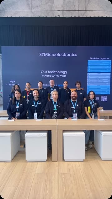 Pre-show warm-up at #makerfairerome includes some fun✅ Ready to welcome everyone to Booth N-04! 🤖