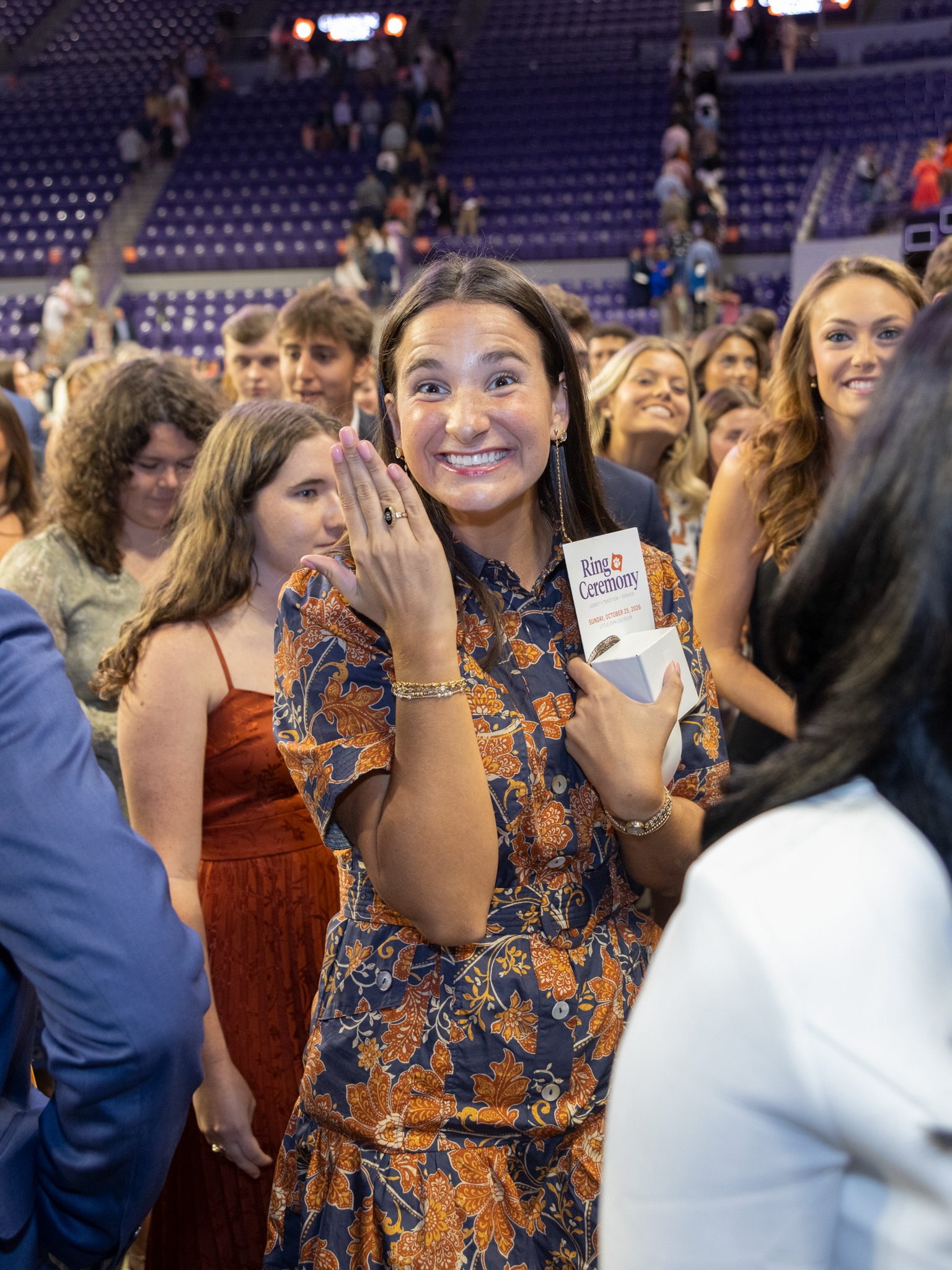 A very shiny reminder that you’ll always be a Clemson Tiger. 💍 🧡