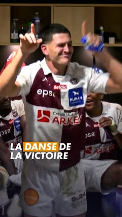 Les joueurs de Bordeaux-Bègles savent aussi danser 🕺😂 #rugby #top14 #sports