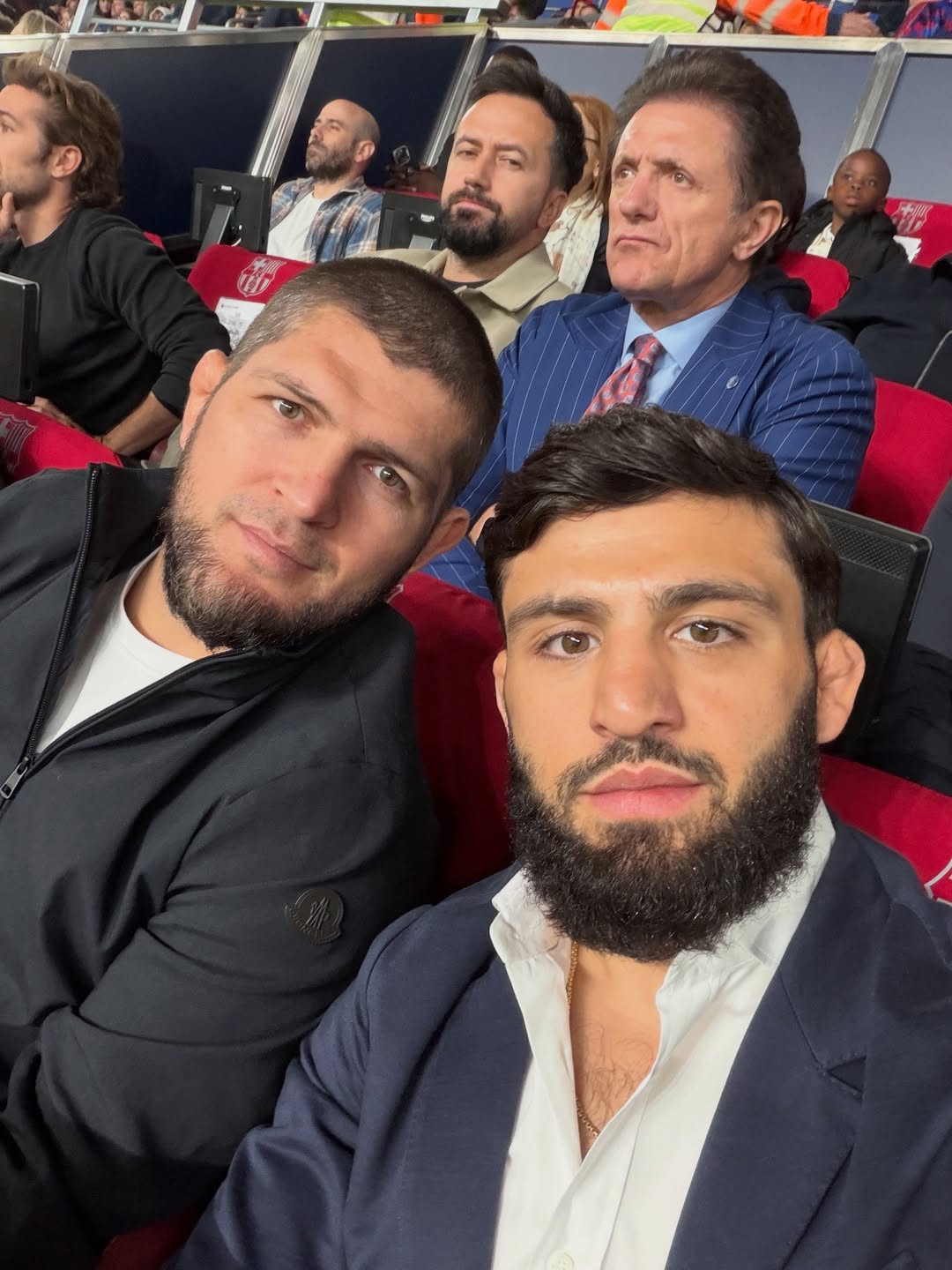 Doesn’t matter if it’s in the cage or on the field. The competition never ends. 💪😂 @fcbarcelona will get it back. Congratulations on the win @khabib_nurmagomedov