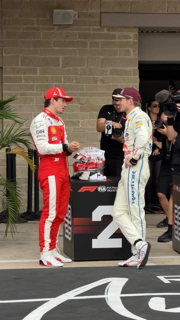 These two love a Parc Fermé catch-up 🗣️ #F1 #RedBullRacing #USGP