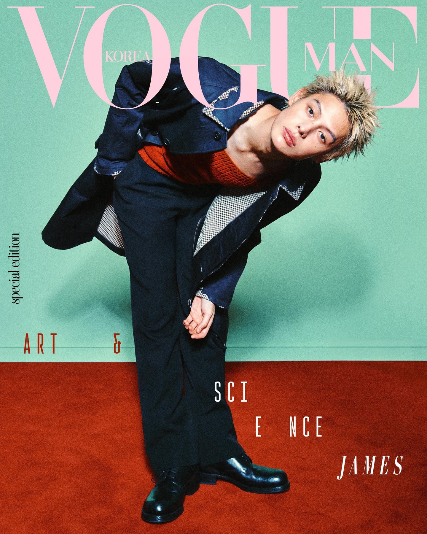 James from CORTIS wears #PradaFW26 in a recent issue of Vogue Man Korea. The editorial was photographed by Oh Sungjae and directed by Ga Namhee. #Prada #PradaEditorials @cortis @voguekorea @ohsungjae @ganame1130
