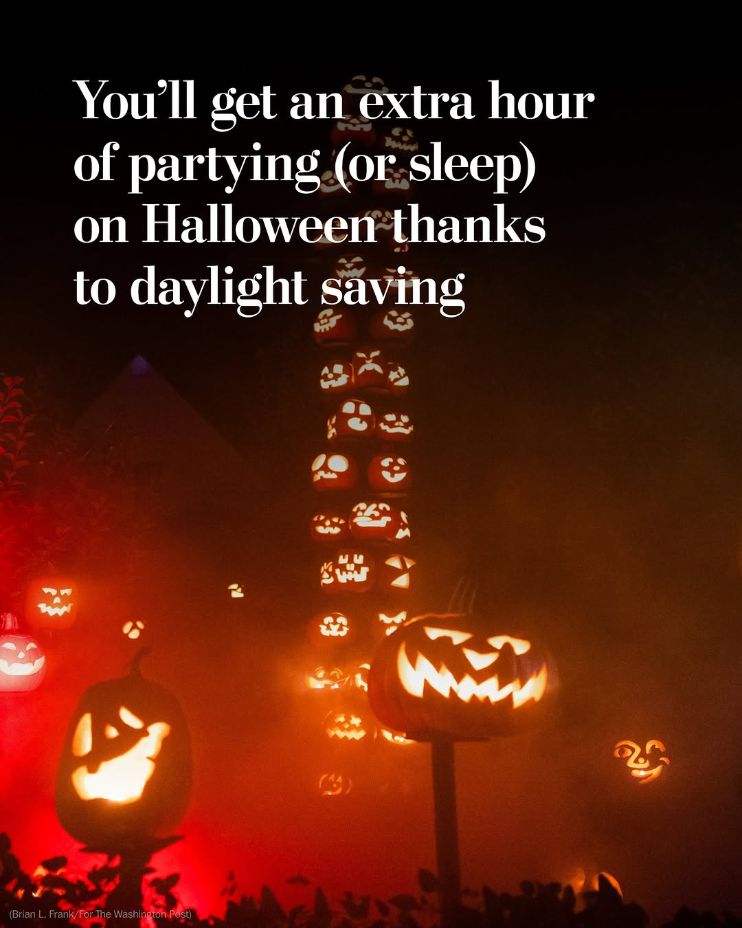This fall’s daylight saving time change will happen in the early morning hours of Nov. 1, the day after Halloween. The timing means party-goers will get an extra hour of festivities. Lawmakers disagree on which time t…