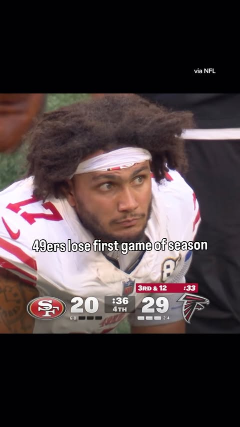 Falcons hand 49ers their first loss
