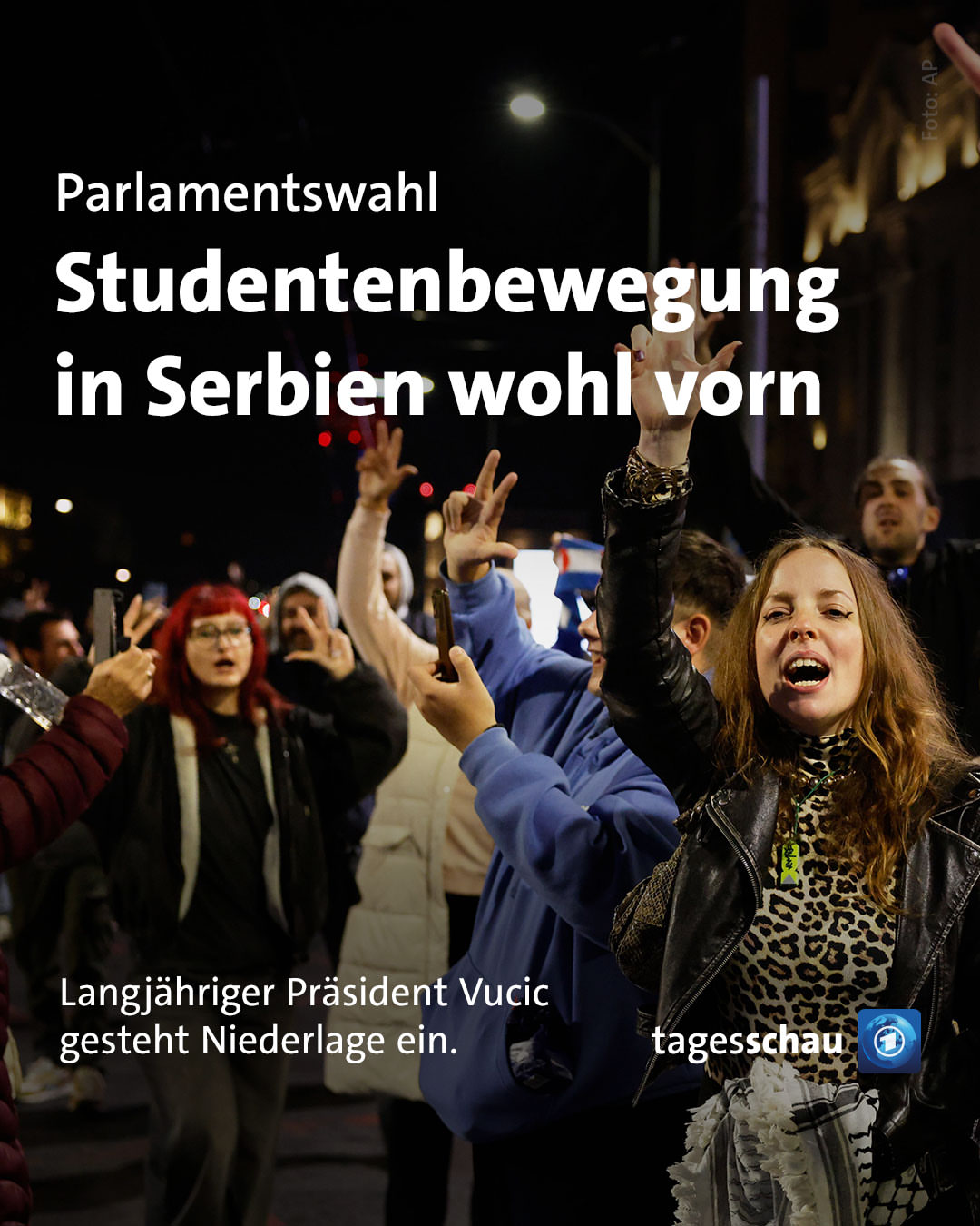 Nach der Parlamentswahl in Serbien hat der langjährige Präsident Aleksandar Vucic die Niederlage seiner seit vielen Jahren herrschenden Partei gegen die oppositionelle Studentenliste eingeräumt. „Auf der Grundlage ein…