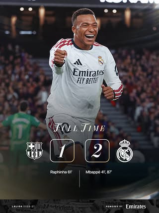 💪 #ELCLÁSICO IS OURS! ⚪ ¡EL CLÁSICO ES BLANCO! @Emirates | #ElClásico