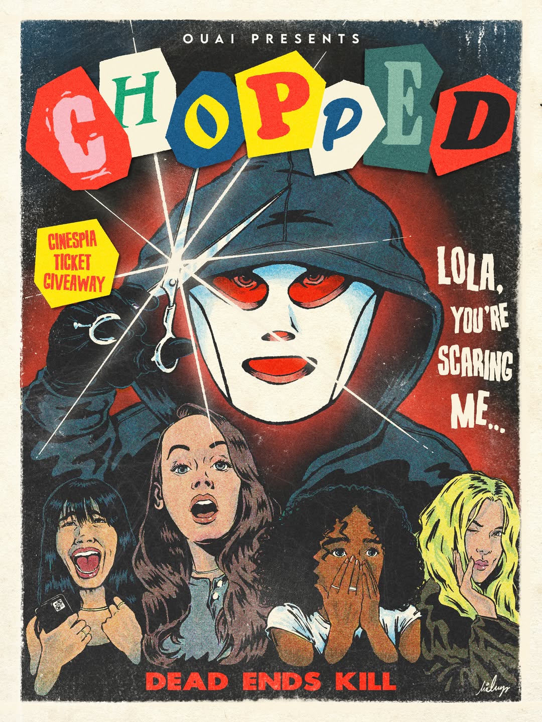 CHOPPED, in the flesh. We’ll be at Cinespia this Friday 10.30 with a special screening before “Jennifer’s Body” with OUAI goodies to share. It’s a sold-out showing, but we’re giving away two tickets to one lucky winne…