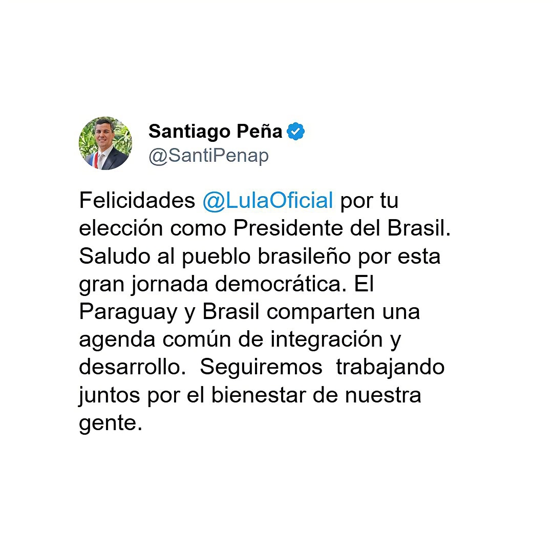 Publicação de Santiago Peña