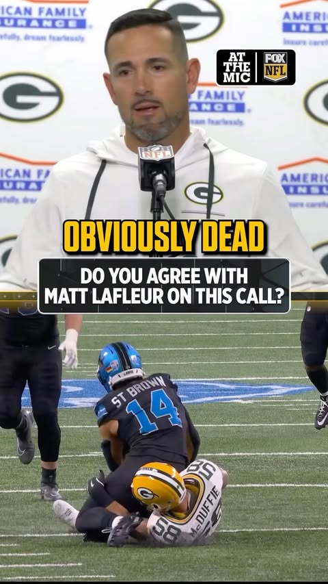 Was the play ‘obviously dead’ here during Packers vs Lions?