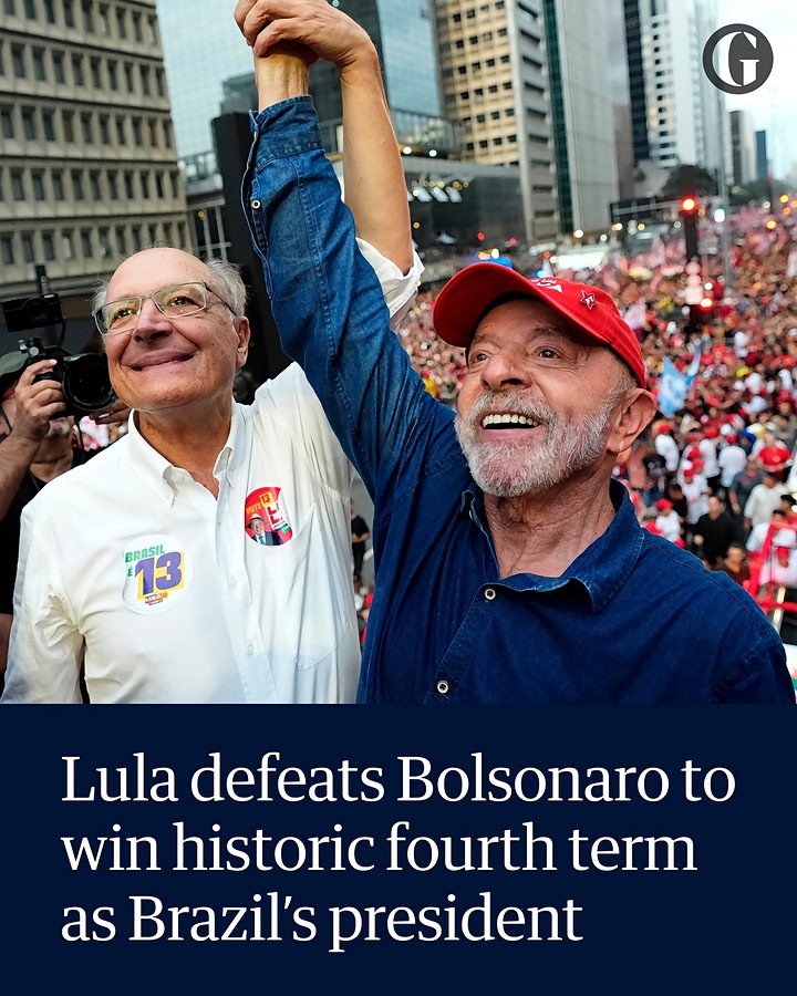 Luiz Inácio Lula da Silva, the Brazilian president, has staged a dramatic election fightback, defeating his far-right opponent, Flávio Bolsonaro, to claim a historic fourth term in power. With nearly 99% of votes coun…