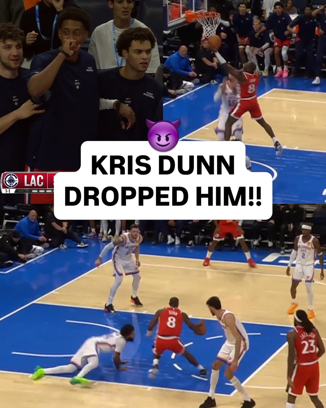 KRIS DUNN IS DIFFERENT‼️