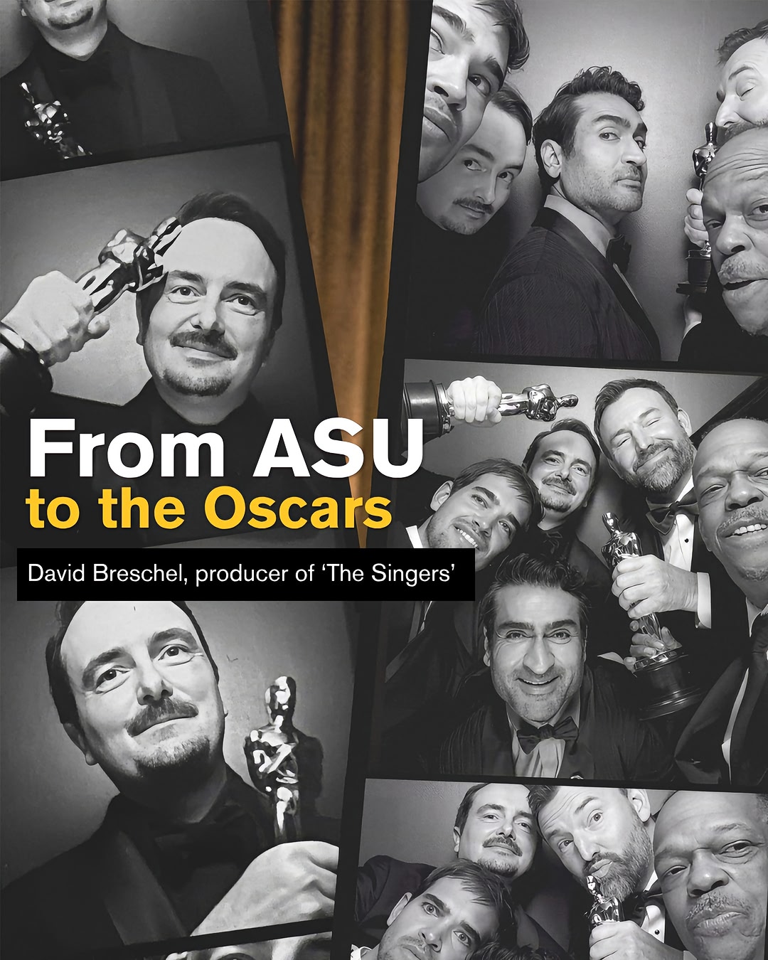 Oscar season is coming, but this Sun Devil has already made history. 🎬🏆 ASU alum David Breschel produced “The Singers,” the winner of the 2025 Academy Award for Best Live Action Short Film and the first Oscar-winnin…