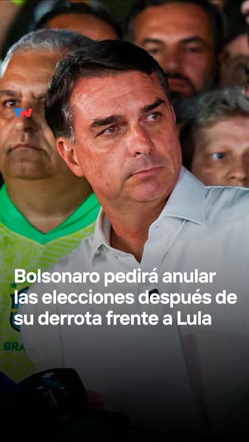 “ES UNA BARBARIDAD LO QUE PASÓ” | Flávio Bolsonaro habló después de perder el balotaje en Brasil frente a Lula da Silva, no reconoció el resultado y adelantó que pedirá la anulación de las elecciones. “Es inexplicable…