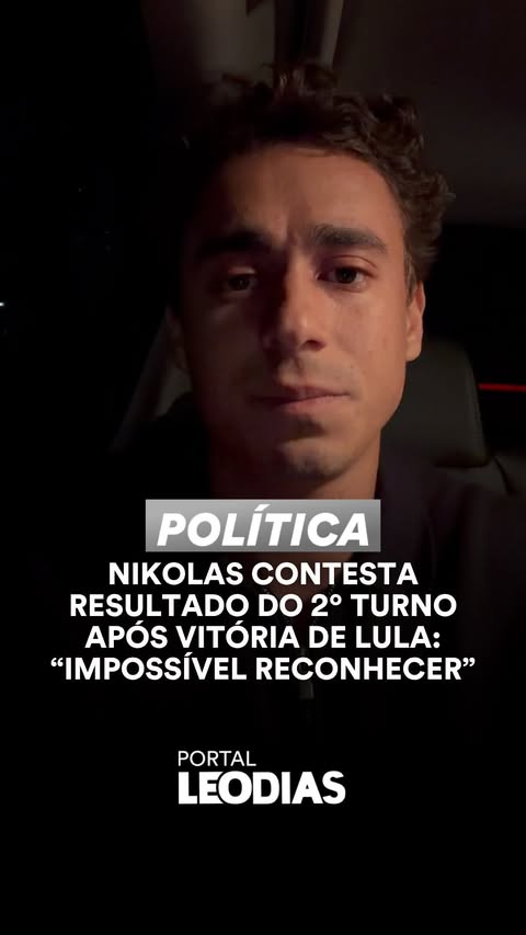 Nikolas Ferreira (PL-MG) compartilhou um vídeo nas redes socais para questionar a vitória de Luiz Inácio Lula da Silva no segundo turno das eleições neste domingo (25/10). O deputado federal criticou a decisão do mini…