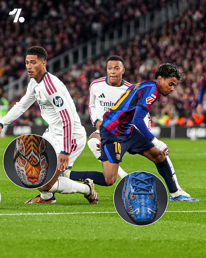 Lamine Yamal and Jude Bellingham modelling the new adidas x Y-3 Beast collection... some of the coldest boots we have seen 🥶
