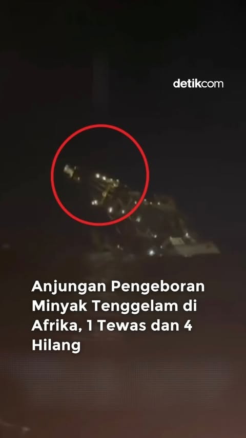 Dilansir dari Reuters, Anjungan pengeboran minyak Prospector 5 tenggelam di lepas pantai Mayumba, Gabon, Afrika Tengah pada Sabtu (24/10/2026) malam. Dari 115 personel, 110 berhasil diselamatkan. Satu pekerja asal Ind…