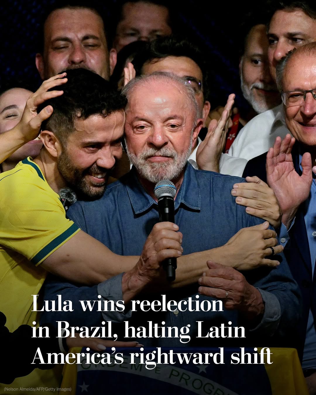 Brazilian President Luiz Inácio Lula da Silva, in a stunning political comeback, won reelection Sunday over conservative Sen. Flávio Bolsonaro who had pledged to join President Trump’s “Shield of the Americas” securit…