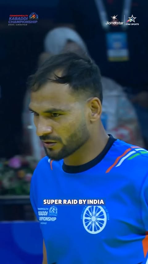Starting the game with a BANG! 💥 Sensational super raid by #SachinTanwar ensures that Team India start the game on a high against Nigeria! 🤩 #CommonwealthKabaddiChampionship 2026 | India Men vs Nigeria Men LIVE NOW!