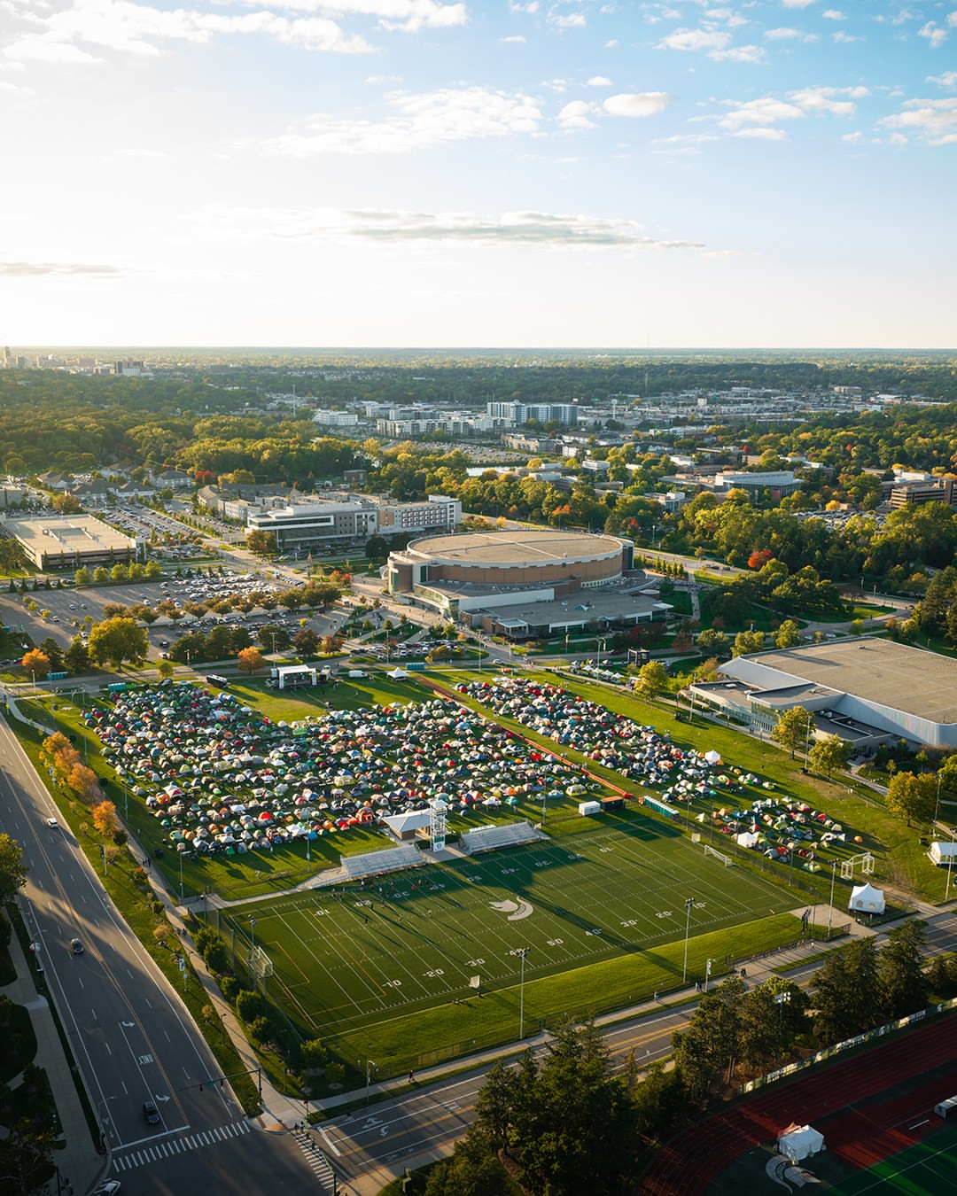 The Izzone campout is one of the best nights of the year. 🏕️