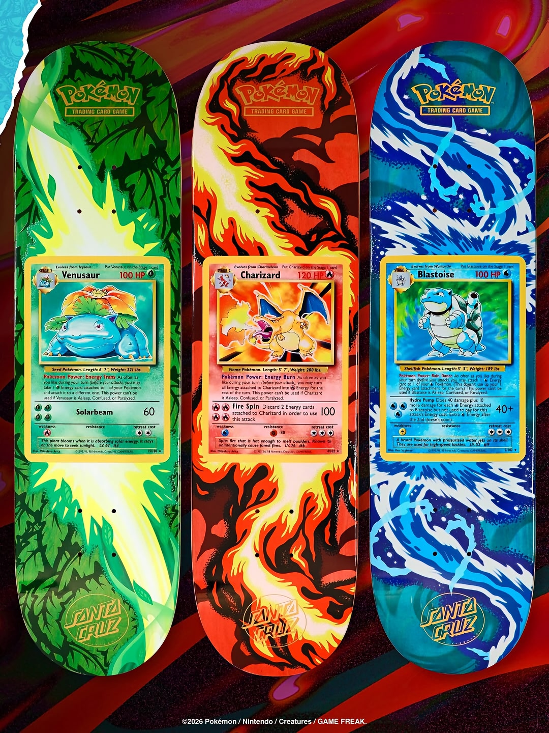 Trainers, get ready! The @pokemon TCG & Santa Cruz collaboration drops at skate shops worldwide October 17th (6:00am PT / 9:00am ET) To celebrate 30 years of Pokémon TCG, this collaboration features 30 card variants –…