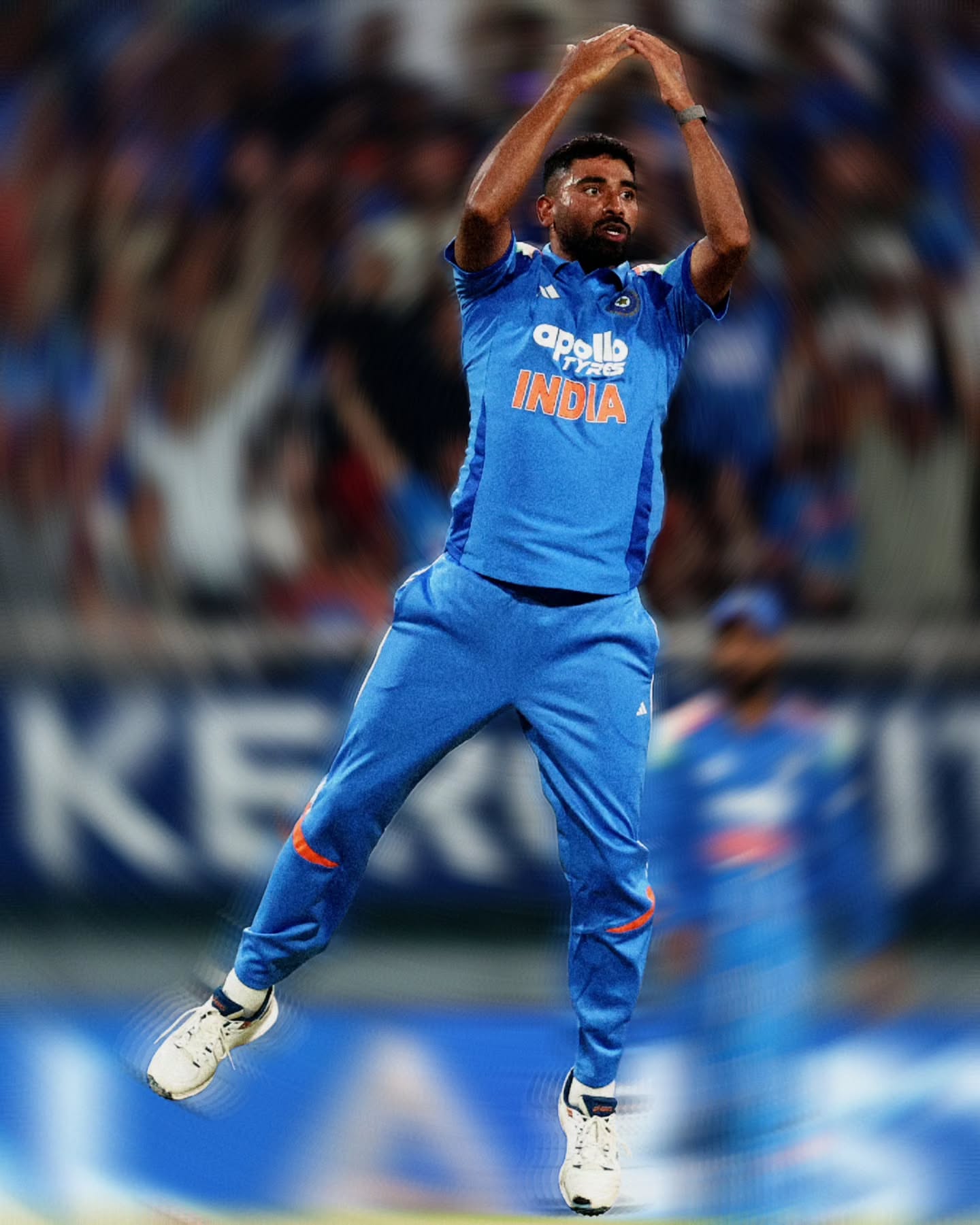 📸 A celebration we always love to see 🤩 Just Mohd. Siraj things 👌 #TeamIndia | #INDvWI | @officialmuthootfincorp