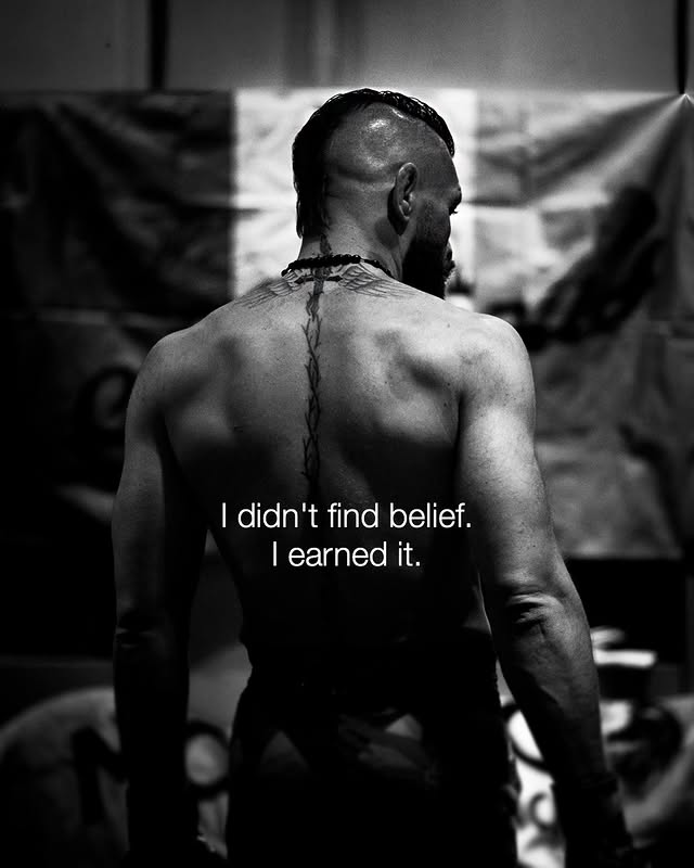The harder you work, the more you believe. Back to the room. No crowd. No noise. Another round. Nobody hands you belief. You earn it where no one is watching. Then you do it again. ☘️👊