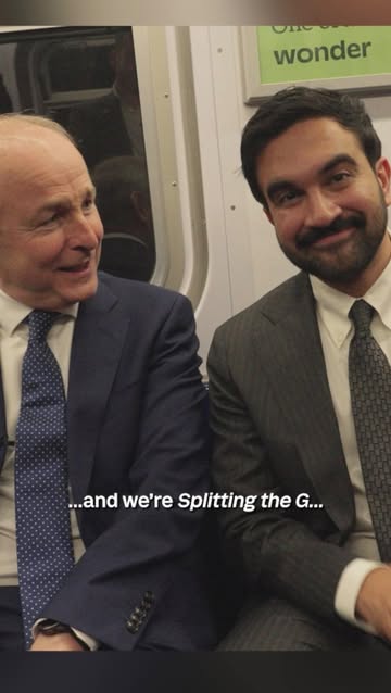 I split the G (train) with the Prime Minister of Ireland, Michéal Martin. Sláinte!